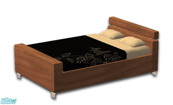 Sims 2 — Wood Bed Collection - Nikisatez05 by nikisatez05 — 