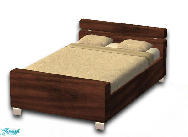 Sims 2 — Wood Bed Collection - Nikisatez05 by nikisatez05 — 