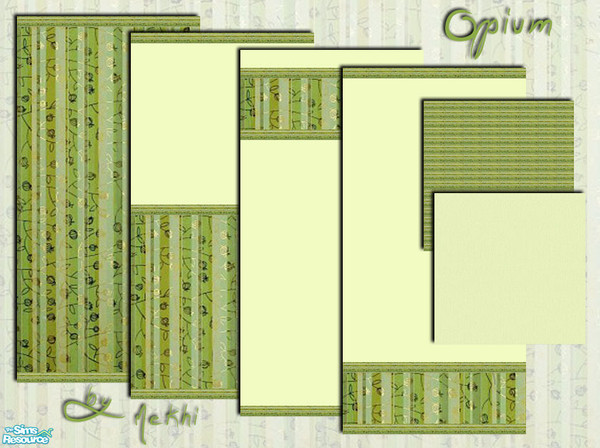 Sims 2 — Opium by Mekhi — Four wallpapers and two carpets for your lovely homes, enjoy!