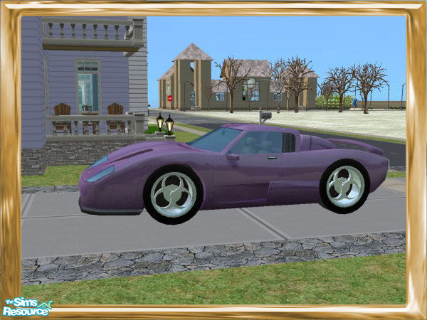 Sims 2 — Birthstone Cars - Amethyst by SQK — February\'s birthstone~!! *~SQK~*