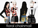 Sims 3 — Floral Chainmail by chadjamess2 — A cute new outfit for your female sims! Best part? They're seperated! New