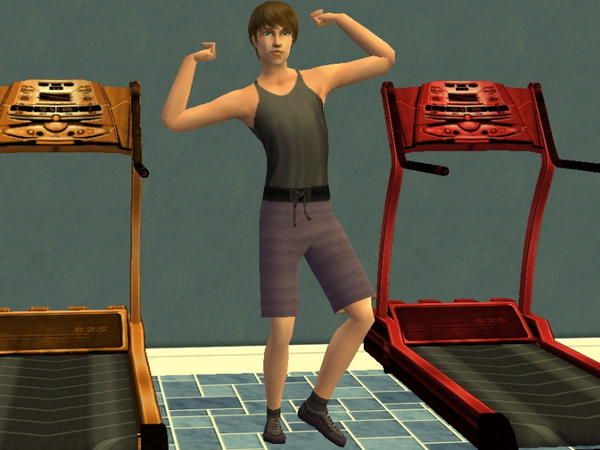 Sims 2 — Men\'s Activewear Set - Purple by zaligelover2 — Athletic wear for AM.