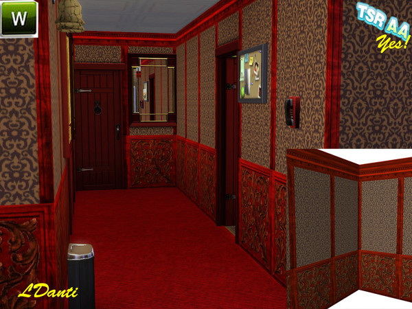 Sims 3 — Panneling with fancy wood by ldanti2 — Panneling with fancy wood