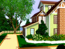 Sims 3 — Green hill by Simtasia2 — This house is partly situated on a small hill.Near house is a small,peaceful lake