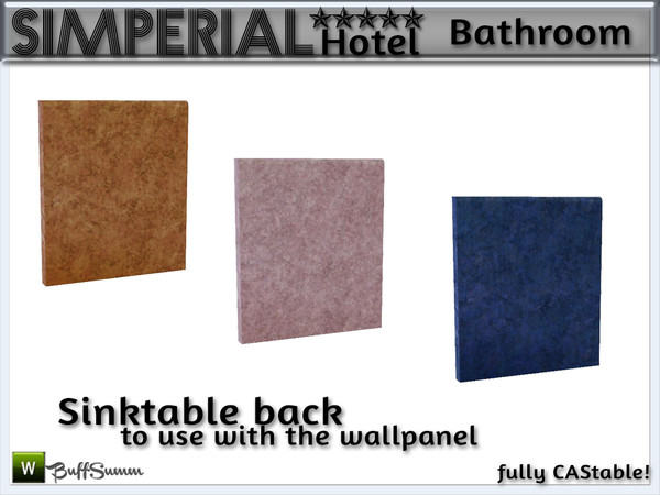 Sims 3 — Simperial Bath Sinkback by BuffSumm — Backpart if you use the modular wallpanels to fill the hole to the sinks.