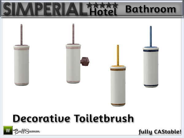 Sims 3 — Simperial Bathroom Toiletbrush by BuffSumm — Toiletbrush matching the SIMPERIAL***** Bathroom. ***TSRAA***