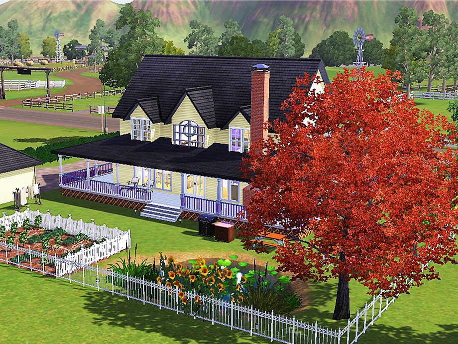 Simms Homestead The Sims Resource | Lovely Lilac Homestead
