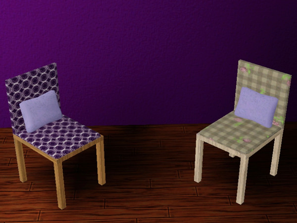 The Sims Resource | Purple Dining Chair