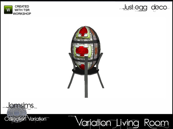 Sims 3 — just egg decoration variation living Room by jomsims — just egg decoration variation living Room