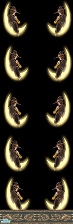 Sims 2 — MoonPiper Walls - Moonpiper5 by WelshWitch — Set of 5 walls, great for kids rooms, halloween, gothic, castles.