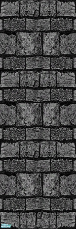 Sims 2 — Gothic Stone Walls - Gothicstone4 by WelshWitch — Great stone walls for your cottages, castles & medieval