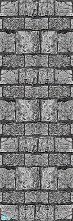 Sims 2 — Gothic Stone Walls - Gothicstone3 by WelshWitch — Great stone walls for your cottages, castles & medieval