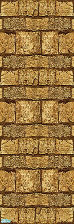 Sims 2 — Gothic Stone Walls - Gothicstone2 by WelshWitch — Great stone walls for your cottages, castles & medieval