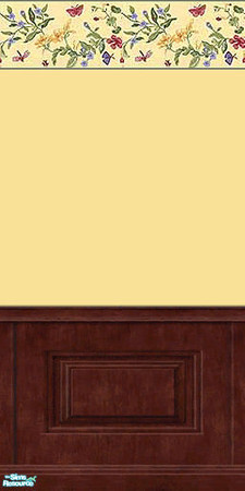 Sims 2 — Williamsburg Walls, Pt 6 - 08 by elektra274 — 8 of 8 walls designed to coordinate with the other parts of my