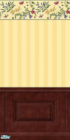 Sims 2 — Williamsburg Walls, Pt 6 - 06 by elektra274 — 6 of 8 walls designed to coordinate with the other parts of my