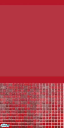 Sims 2 — Apple Explosion Wall by mianatw1 — An energetic mix of apple skins and other non-apple flavored fruit skin peels