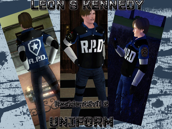 Sims 3 — LEON RPD TOP by irisheart — 
