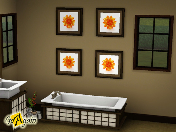 Sims 3 — GoAgain - Painting Kusudama 03 by GoAgain — By GoAgain @TSR.