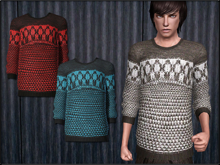 The Sims Resource - MaleFashionSet4_Pullover