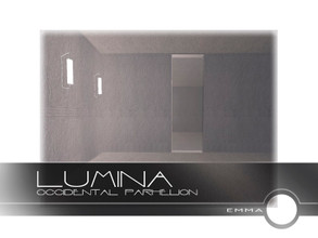 Sims 2 — Lumina Doors and Windows - Occidental Parhelion by Emma_O — left seamless window for the Lumina collection.