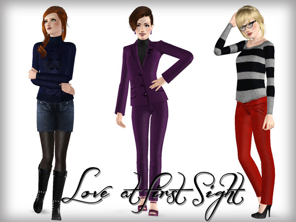 Sims 3 — Love at first sight by Zhahirah — What will she wear the first time he sees her? Where will she be? Will he see