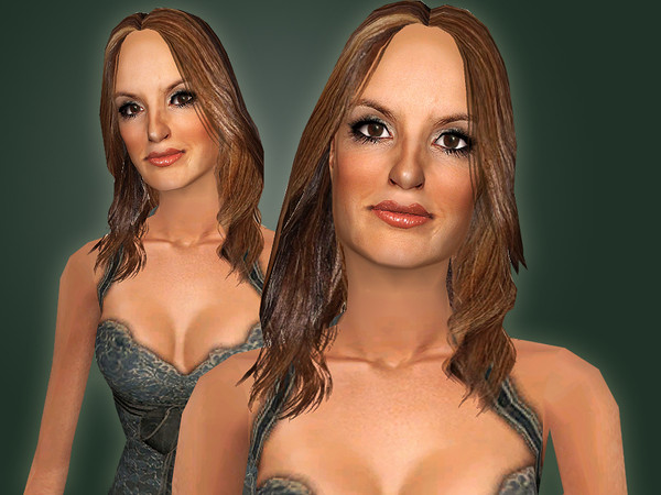Sims 2 — Mariska Hargitay by Cleotopia — The beautiful American Actress, Mariska Hargitay (1964) Best known for starring