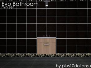 Sims 3 — Sink Evo P10DL by plus10dolansu2 — Sink Evo P10DL Evo Bathroom Plus10doLansu TSR