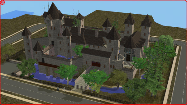 Sims 2 — Castle by RamboRocky90 — I decide to build up a castle.