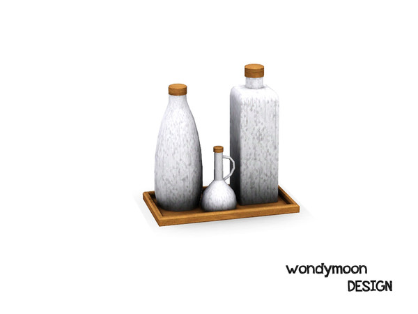 Sims 3 — Curium Ceramic Bottle by wondymoon — - Curium Kitchen - Ceramic Bottle - wondymoon@TSR - Feb'2013