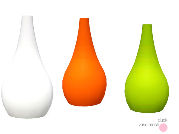 Sims 3 — Duck Vase Mesh by DOT — Duck Vase Mesh by DOT of The Sims Resource