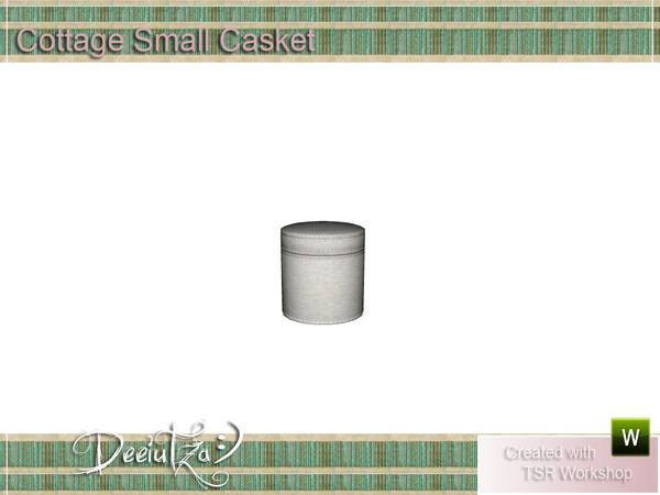 Sims 3 — Cottage Decor Small Casket by deeiutza — By deeiutza @TSR