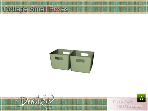 Sims 3 — Cottage Decor Small Boxes by deeiutza — By deeiutza @TSR