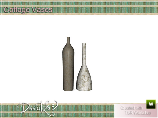 Sims 3 — Cottage Decor Vases by deeiutza — By deeiutza @TSR