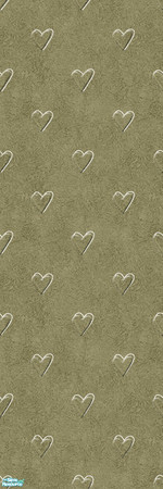 Sims 2 — Studio K Affection - Clay by StudioKhagerks — Cute heart design on a sponge texture background. Category: