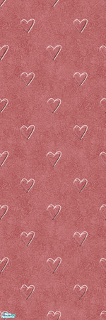 Sims 2 — Studio K Affection - Iced Rose by StudioKhagerks — Cute heart design on a sponge texture background. Category:
