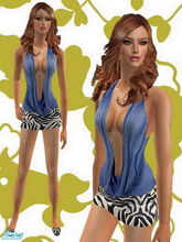 Sims 2 — Sexy Absolute Set - 5f46b7ae Leoblue by Harmonia — Hot Blue..Sexy everyday outfits...for adult female