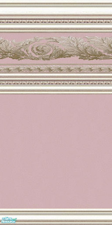 Sims 2 — jsf2RegencyScrollLav by jsf — An adaptation of my Sims1 Regency moulding is used to frame a muted, lavender