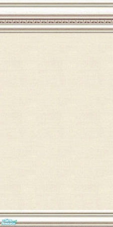 Sims 2 — jsf2RegencyCream by jsf — An adaptation of my Sims1 Regency moulding is used to frame a buttery cream painted