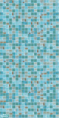 Sims 2 — Blue Marble - Blue2w by yazfaruk — The luxury in bathroom tiling.