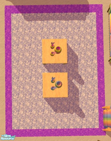 Sims 2 — rainbow-sitting room - Rainbowrug by aegean31570 —  