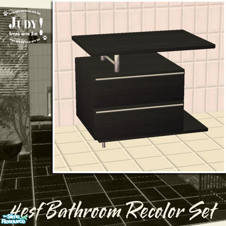 Sims 2 — Judy_4esfBathRoom Recolor Set - Table 1 by judyhugsnoopy — Hi, I just recolor some old stuffs from 4ESF. I like