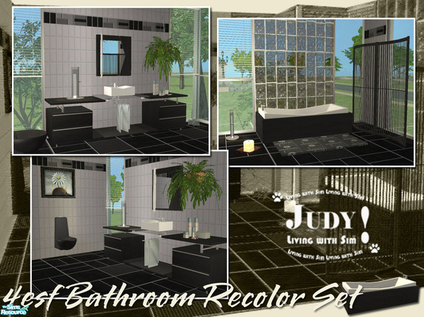 Sims 2 — Judy_4esfBathRoom Recolor Set by judyhugsnoopy — Hi, I just recolor some old stuffs from 4ESF. I like this