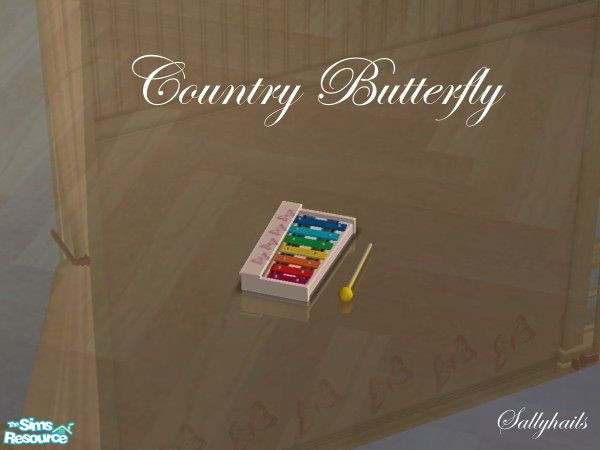 Sims 2 — Country Butterfly Nursery - Xylophone by sallyhails — 