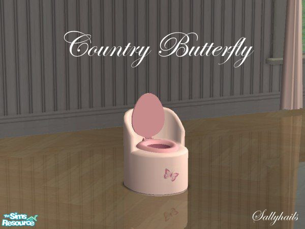 Sims 2 — Country Butterfly Nursery - Potty by sallyhails — 
