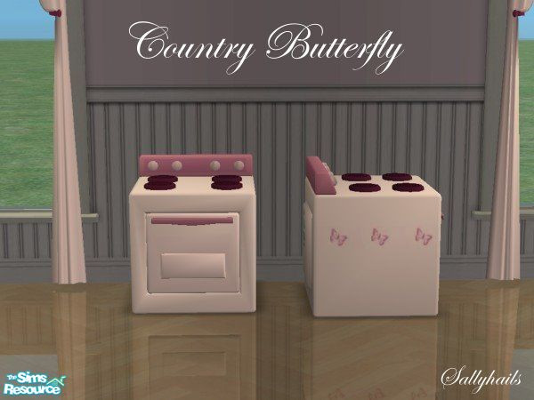 Sims 2 — Country Butterfly Nursery - Toy Oven by sallyhails — 