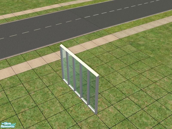 Sims 2 — Glass Pack - Glasswall by buraigabor — Glass roofs and walls