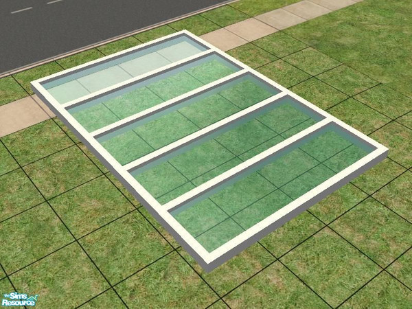 Sims 2 — Glass Pack - Glassroof-big by buraigabor — Glass roofs and walls