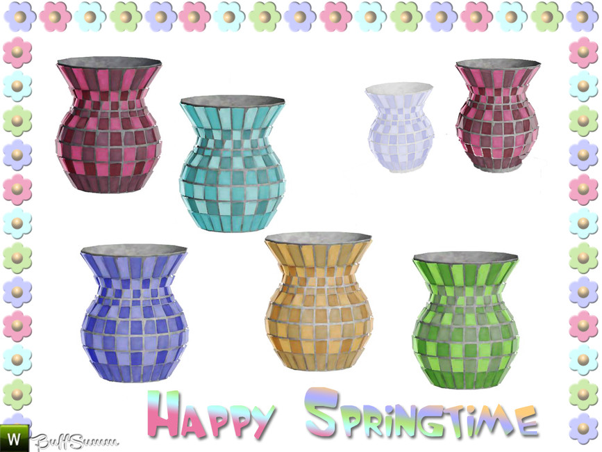 The Sims Resource Happy Springtime Vase 2
