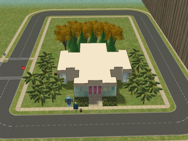 Sims 2 — Mila\'s Diner by Xodess — Just a diner for your sims, where they can go out for dinner with the family, or just