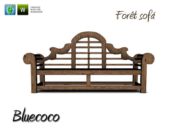 Sims 3 — Foret Sofa by bluecoco2 — Created by Bluecoco for sims3 - new mesh